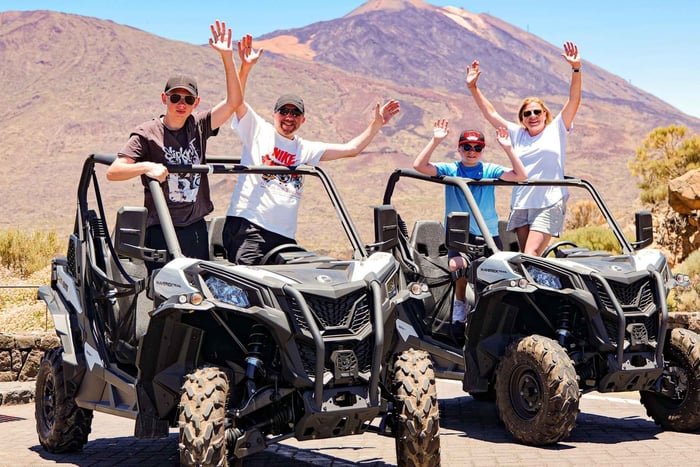 Tenerife: Teide Mountain Buggy On-Road GuidedTour with drink