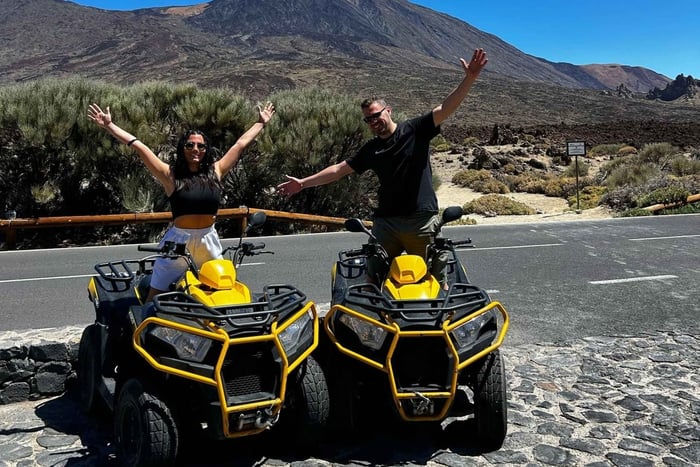 Tenerife: Teide Quad Trip (di giorno/al tramonto) con opzione moto d'acqua