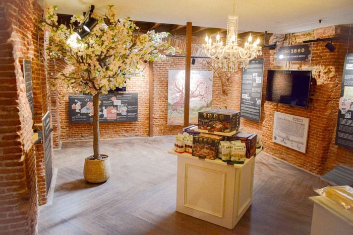 Billet d'entrée au musée du nougat de Madrid