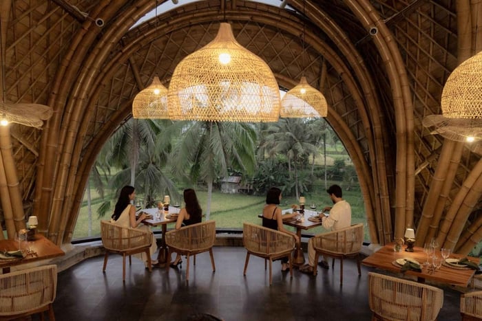 Ubud: voucher eletrónico para jantar italiano no Terra Verte Rice Field
