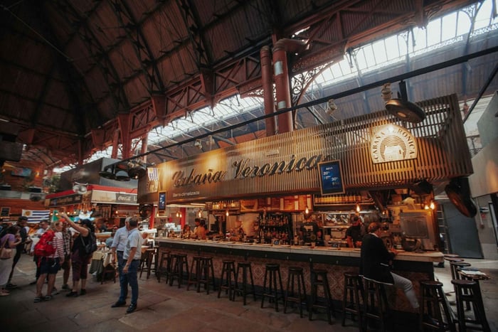 Uruguayansk tradition: grillning på Mercado del Puerto