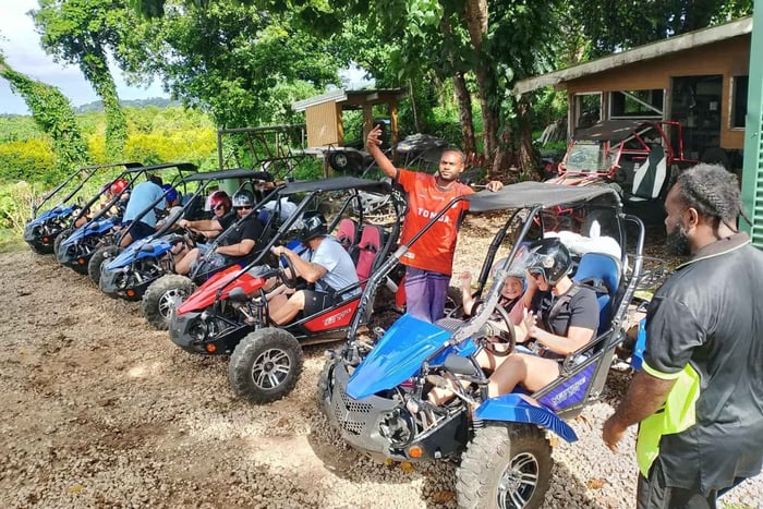 Vanuatu: Off-Road Adventures Buggy Tour with Beach Stop