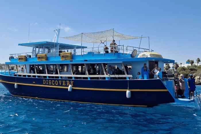 Ayia Napa: Blue Lagoon, Turtle Cove and Famagusta with BBQ