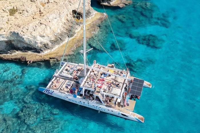 Ayia Napa/Protaras: Morgenkatamaran for voksne, alt inklusive