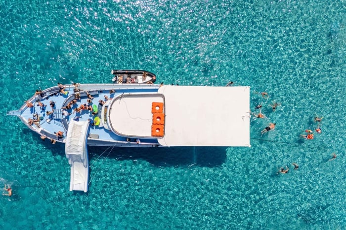 Blue Lagoon Cruise: Waterslide Adventure from Latchi Harbour
