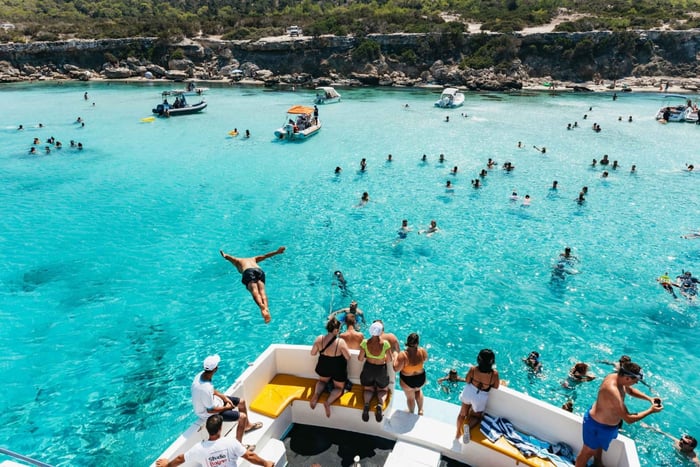 Paphos: Cruzeiro na Lagoa Azul com transporte de autocarro