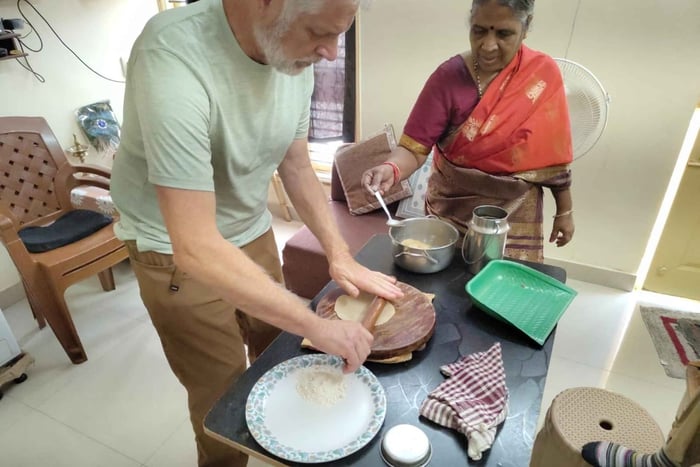 Bangalore: cocina, come y conecta con una familia local