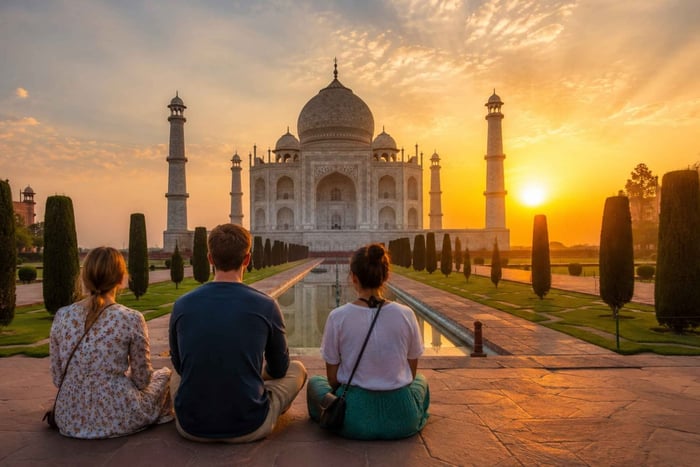 Delhistä: Taj Mahal ja Agra – opastettu matkapäivä ja 5★ lounas