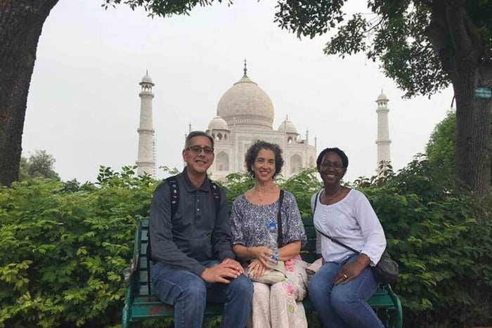 Desde tour de 1 día al Taj Mahal en el tren exprés Gatimaan