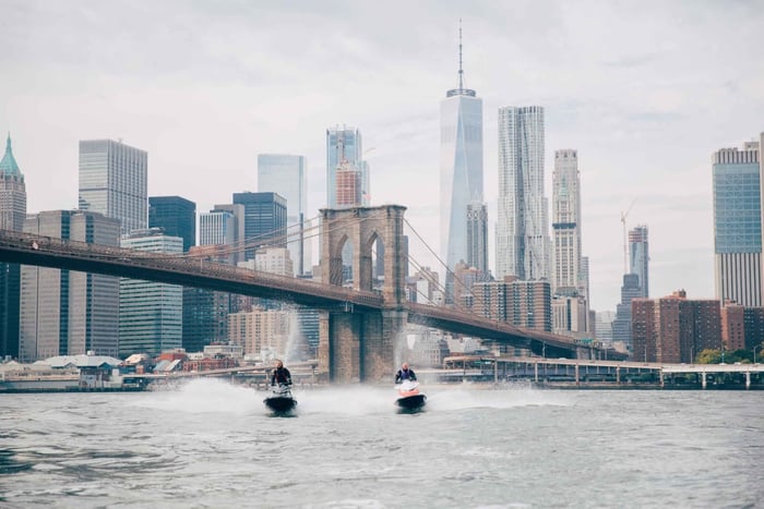 Från Jersey City: Manhattan Jet Ski Tour