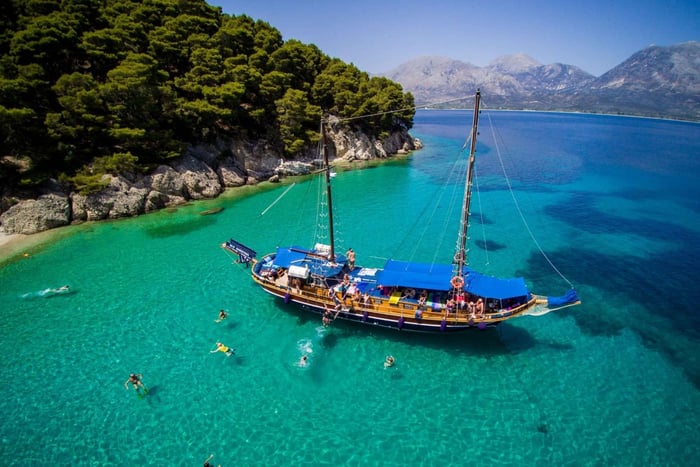 Vanuit Nydri: Dagtocht vergeten eilanden Lefkada met lunch