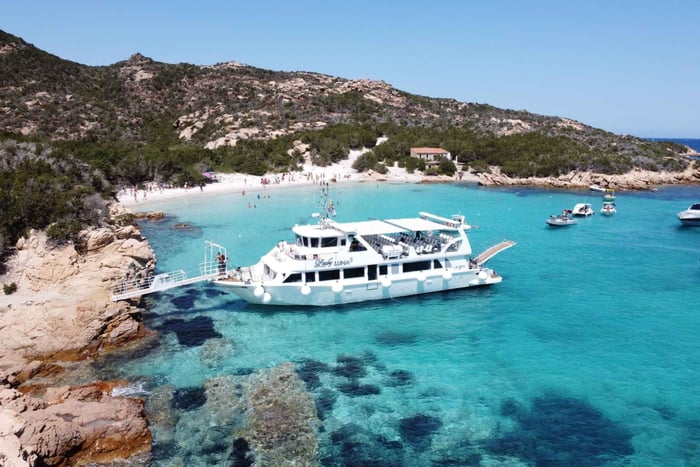 Ab Palau: La-Maddalena-Bootstour, 4 Inseln an einem Tag