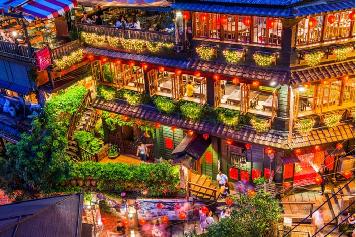 Vanuit Taipei: Shifen, Jiufen en Yehliu dagtour met gids