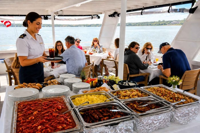 Harbour Town: crucero con buffet de brunch los domingos