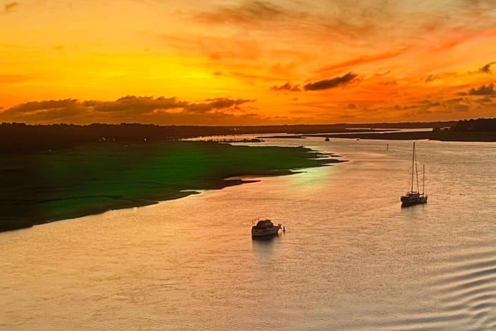Hilton Head Island: Sunset Dolphin Watching Tour