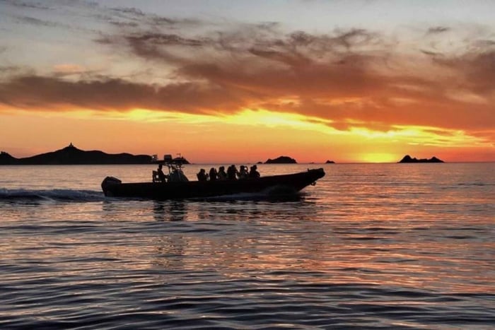 Magic Sanguinaires Sunset from Ajaccio/Porticcio – Aperitif