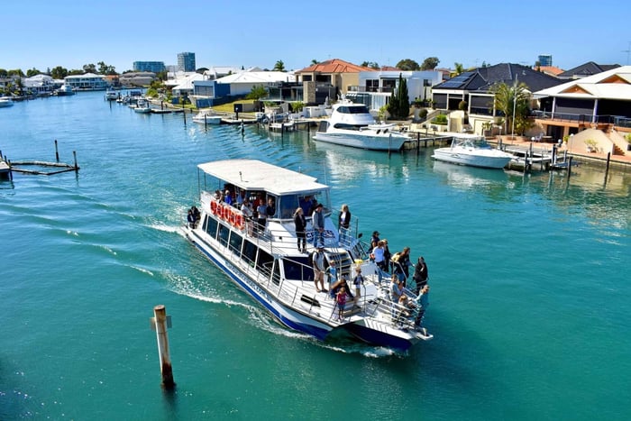 Mandurah: Delfin- og udsigtstur