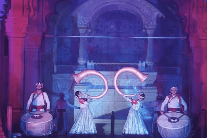 Delhi : spectacle son et lumière au Fort Rouge avec voiture privée et guide