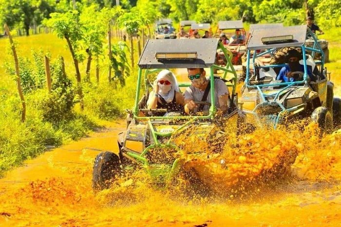 Buggies of quads in Macao vanuit Santo Domingo, Boca Chica en Juan Dolio, volledige dag