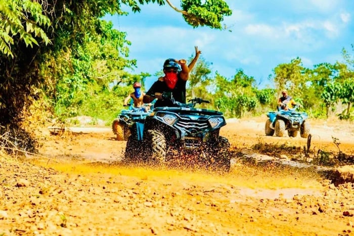 Michesistä: Pyöreä vuori ja ATV-retki riisitehtaalle