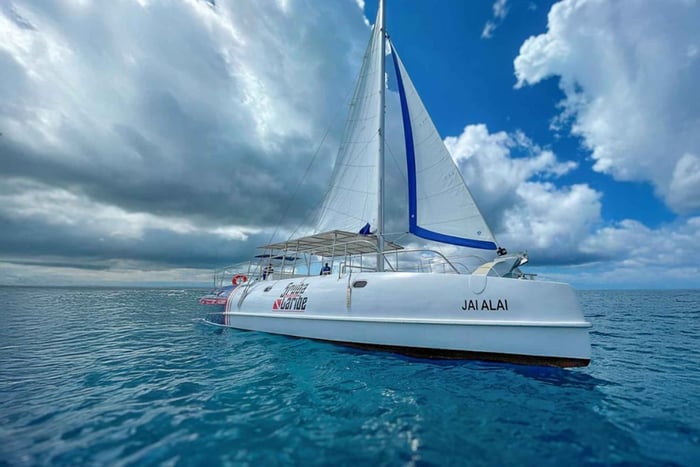 Fra Punta Cana: VIP-tur til Saona Island på luksus-katamaran
