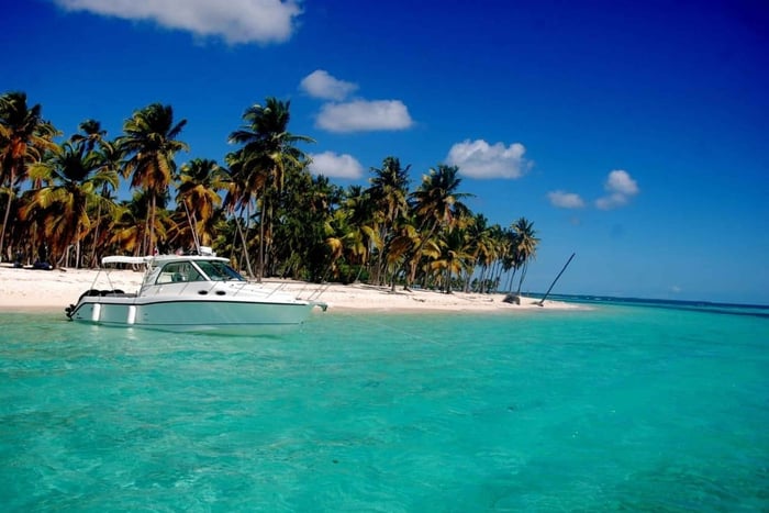 La Romana: Saona Island Catamaran Cruise with Open Bar
