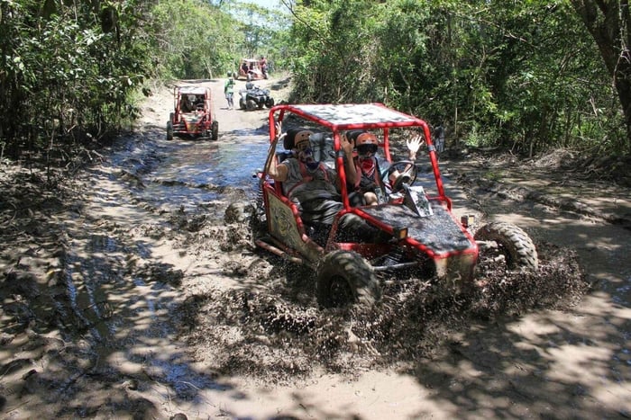 Puerto Plata : excursion en buggy avec arrêt à la plage et mamajuana