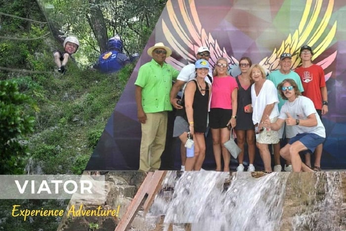 Puerto Plata: Zipline, Damajagua-Wasserfälle und Städtetour