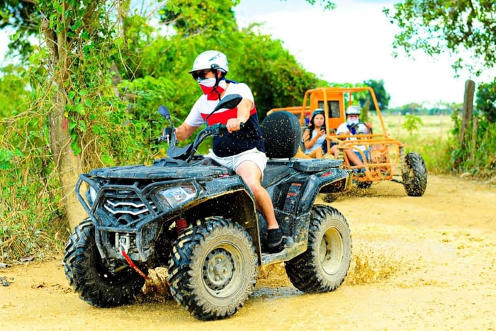 Punta Cana ATV-eventyr Playa Macao og klit med safari.