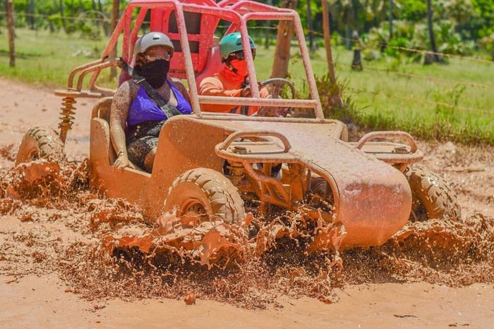 Punta Cana: Buggy Tour with River Cave & Macao Beach