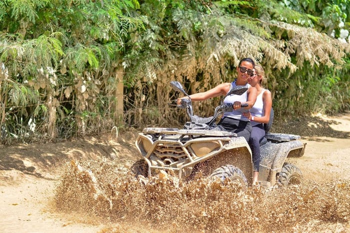 Punta Cana: Full Day ATV and Party Boat Adventure