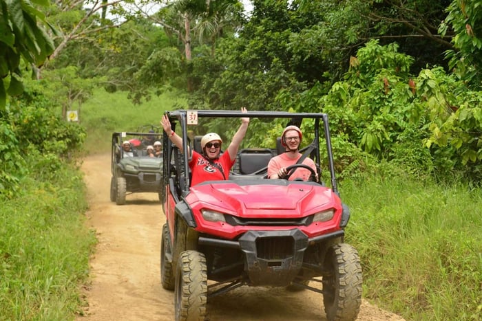 Punta Cana: Jungle Buggy, Zipline, and River Swim Tour