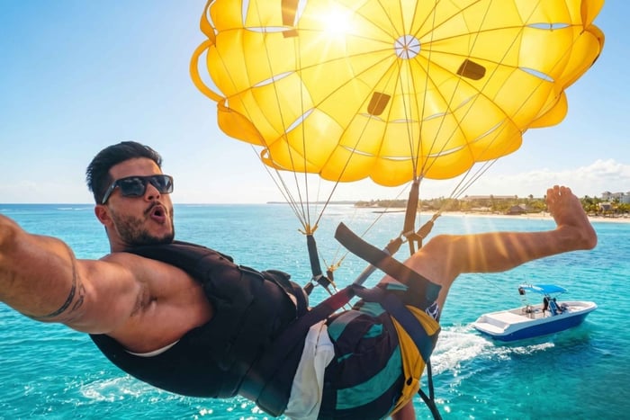 Punta Cana Parasailing Adventure: Panoramic Flight over the Caribbean