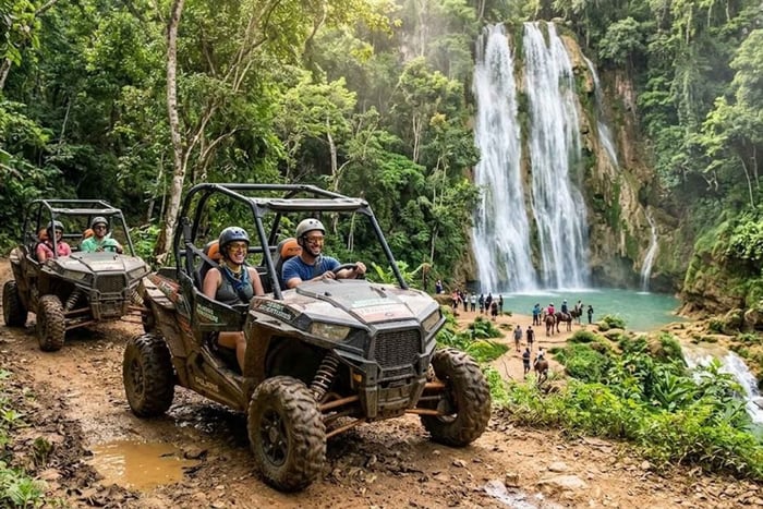 Punta Cana: Samaná, waterval El Limón, paardrij- en buggytour