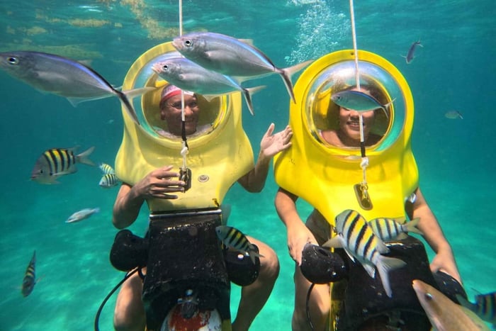 Punta Cana: Scuba Doo-scooter, snorkling och glasbottenbåt