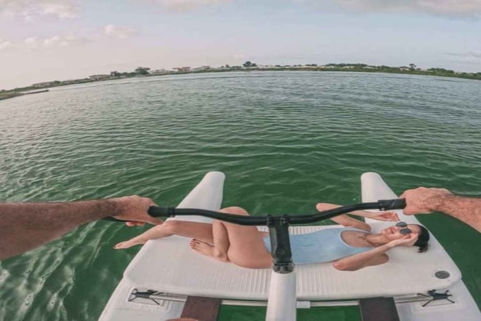 Punta Cana: Water Bike Tour with Snorkeling and Lunch
