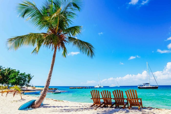 Punta Cana: Katamaranbåt till ön Saona med lunchbuffé