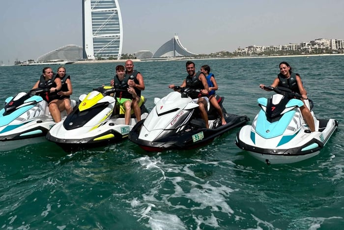 Dubai Jet Ski & Chill! Burj Al Arab View + Pics, Vids