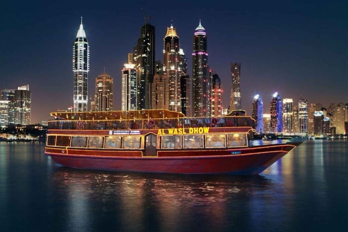 Dubai Marina Dinner Cruise with Live Entertainment(Al Wasl)
