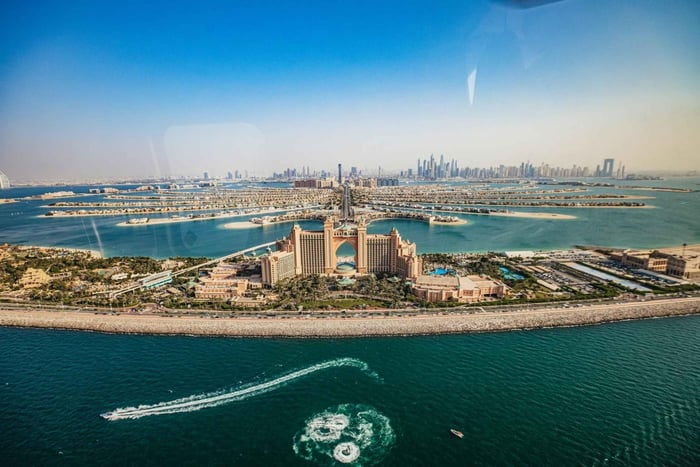 Dubai: Rondvlucht per helikopter vanaf de Palm