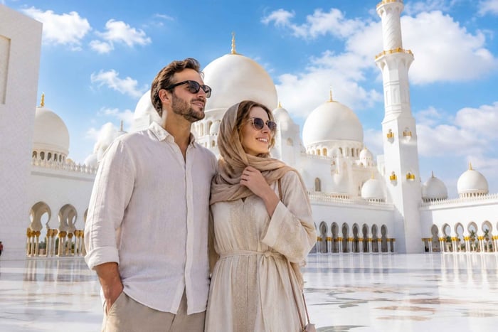 Tour della città di Abu Dhabi, Gran Moschea e Yas Marina da Dubai