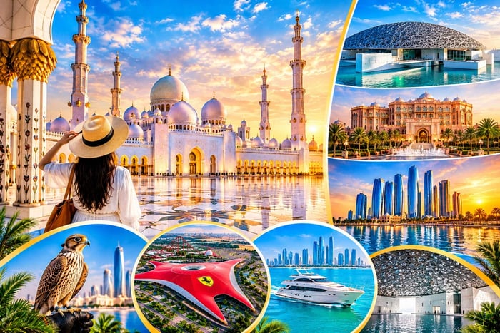 From Dubai - Abu Dhabi Full-Day Guided Tour with Hotel Pickup