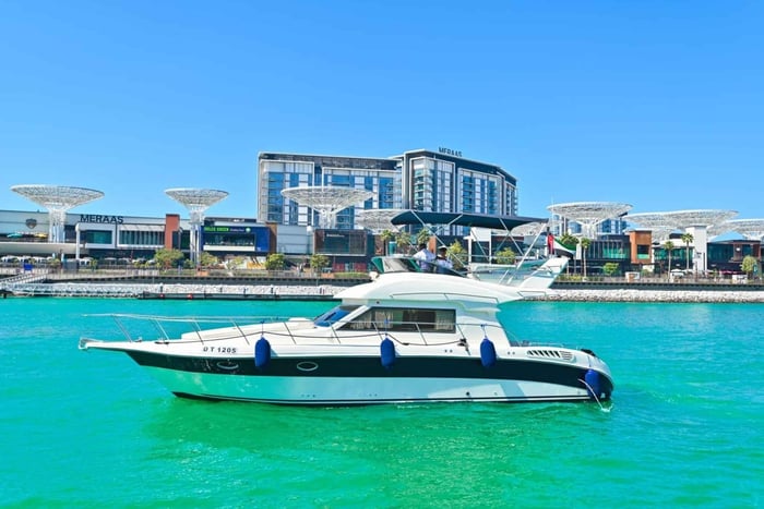 Private Yacht Tour with Marina, JBR, Atlantis & Palm Views