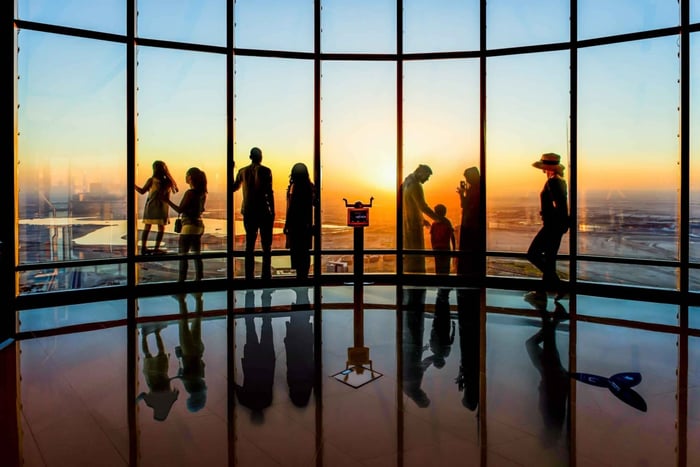 Burj Khalifa niveaus 124 & 125 toegangsbewijs + opties