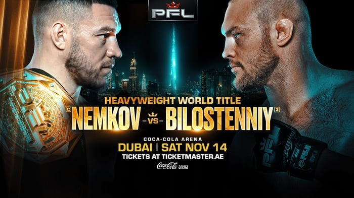 PFL DUBAI - NEMKOV VS. BILOSTENNIY - HEAVYWEIGHT WORLD TITLE