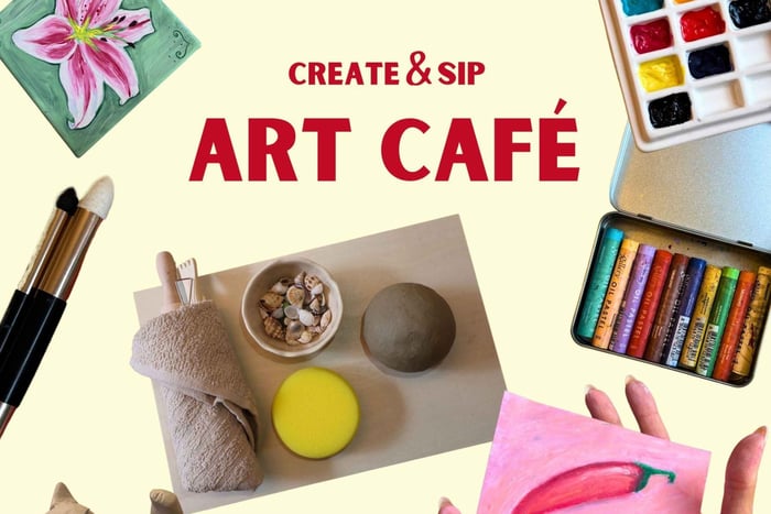 2-stündiges Erlebnis im Kunstcafé mit Materialien
