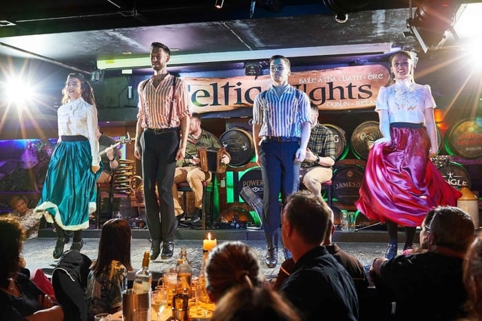 Dublin : soirées celtiques avec dîner irlandais, musique et spectacle de danse
