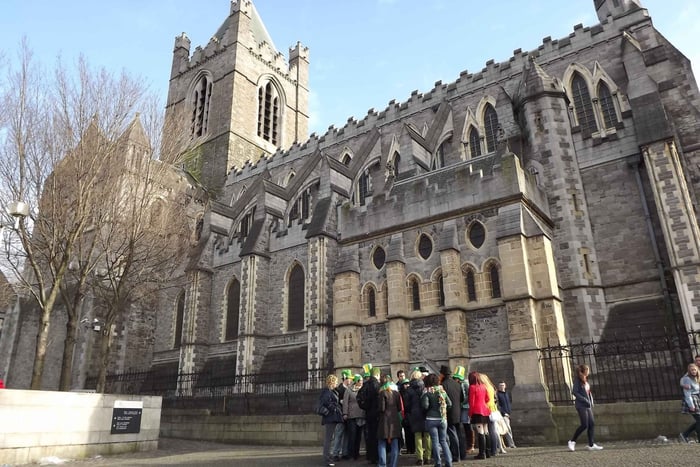 Dublin: Sightseeingtur til fods på tysk