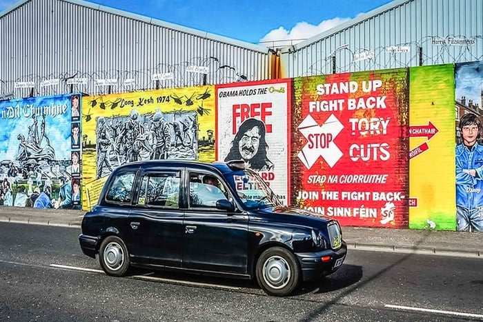 Belfast: Tour Político de Táxi