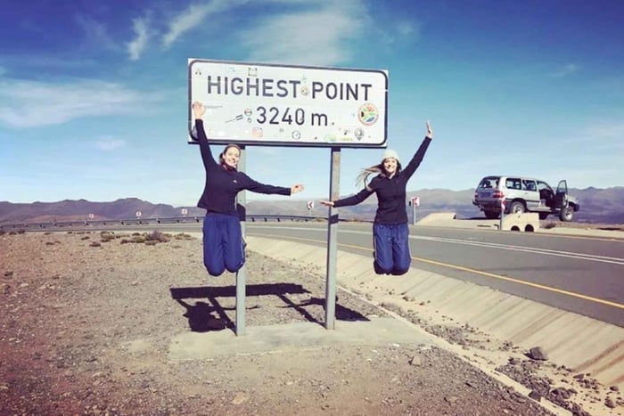 Vanuit Dagtrip Sani Pass, Lesotho en Basotho dorp